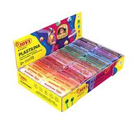 Jovi - PLASTILINA, Pâte à modeler végétale, 30 x 50 grammes, Assortiment multicolore, Couleurs vibrantes et grande plasticité, Sans gluten, Idéale pour les enfants à partir de 2 ans (70S)