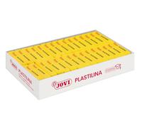 Jovi - PLASTILINA, pâte à Modeler végétale, 30 x 50 grammes, Jaune