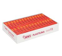 Jovi - PLASTILINA, pâte à Modeler végétale, 30 x 50 grammes, Rouge, Grande plasticité, sans Gluten, Idéale pour Les Enfants à partir de 2 Ans (7005)