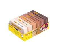 Jovi - PLASTILINA, Pâte à modeler végétale, 6 x 50 grammes, Couleurs multiculturelles et grande plasticité, Sans gluten, Idéale pour les enfants à partir de 2 ans (70/6M)