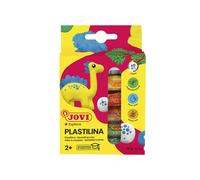 Jovi Plastilina Reusable Non-Drying Modeling Clay; .5 oz. Rolls, Set of 6 Colors