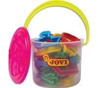 JOVI Plastilina, seau de 24 emportes-pièces pour pâte à modeler