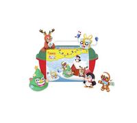 Jovi Play&Fun Christmas Adventure Kit de pâte à Modeler Crea Personnages de Noël, 24 pastilles de 15 g, découpables et Outils de modélisation, travaux manuels de Noël pour Enfants de Plus de 3 Ans