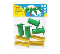 Jovi – Lot de 4 seringues/extrudeuses pour pâte à modeler, formes variées