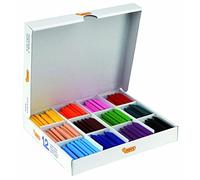 Jovi Triwax Triangular Crayons Smooth Coloring With Intense Color Premium Pigments Classroom Pack Of 300 (25 Each Of 12 Colors) Multicolor Set Of 300
