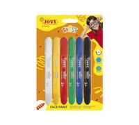Jovi Twist Face Paint Sticks de Maquillage 6 Couleurs Assorties (191)