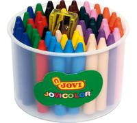 JOVI Wax Crayons Jumbo crayons de cire couleurs assorties, 60 pcs.