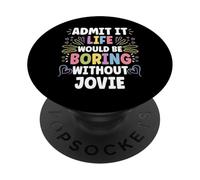 Jovie Personalized Name Funny Cute Custom Jovie Name PopSockets PopGrip Adhésif