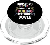 Jovie Personalized Name Funny Cute Custom Jovie Name PopSockets PopGrip pour MagSafe
