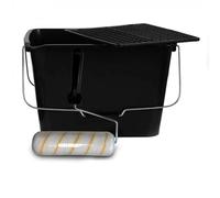 JOVIRA PINTURAS Bac à Peinture 16 L avec Grille + Rouleau Anti-Goutte 22 cm | Kit de Peinture Professionnel pour intérieur et extérieur | Idéal pour Murs, plafonds et façades