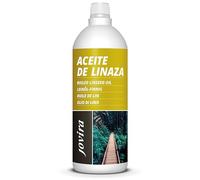 JOVIRA PINTURAS Huile de Lin 1 L -(100% Pure Naturelle). Protection, nutrition et entretien du bois. (1 Litre)