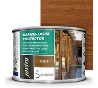JOVIRA PINTURAS Lasur Vernis Protecteur Satin. Protège, décore et embellit tous les types de bois. (375 Millilitres, Chêne)