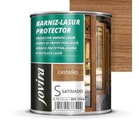 JOVIRA PINTURAS LASURE EFFET SATINÉ protège, décore et embellit tout type de bois (750 Millilitres, Marron)