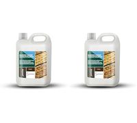 JOVIRA PINTURAS Lasure Hydrofugeant Protecteur imperméable effet perlé. Elle protège, décore et embellit tous les types de bois. (2 Litres, Noyer) (Lot de 2)