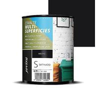 JOVIRA PINTURAS PEINTURE MULTI-SUPPORT Décore et protège les surfaces difficiles à coller. (750 ml, NOIR)