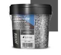 JOVIRA PINTURAS Peinture Sol en Béton Résine de rénovation pour sols en béton (4 Litres, Anthracite)