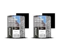 JOVIRA PINTURAS Peinture Sol en Béton Résine de rénovation pour sols en béton (750 Millilitres, Noir) (Lot de 2)