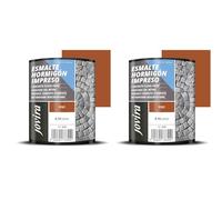 JOVIRA PINTURAS Peinture Sol En Béton Résine de rénovation pour sols en béton (750 Millilitres, Rouge) (Lot de 2)