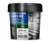 JOVIRA PINTURAS Peinture Sols, Garages, Terrains de Sport, Sols en Béton, Asphalte et Ciment Protège et décore les surfaces, aspect mat. (4 Litres, Vert)