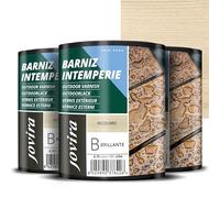 JOVIRA PINTURAS Vernis Extérieur à L'eau Il décore et embellit tous les types de bois en extérieur. (3x750 Millilitres, Brillant)
