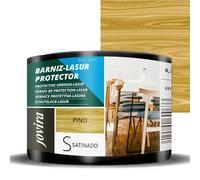 JOVIRA PINTURAS Vernis Lasur Effet Satiné Protector à L'eau. Elle protège, décore et embellit tous les types de bois. (375 Millilitres, Pin)