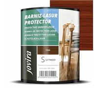 JOVIRA PINTURAS Vernis Lasur Effet Satiné Protector à L'eau. Elle protège, décore et embellit tous les types de bois. (750 Millilitres, Teck)