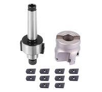 Jovryn MT2 M10 et 50mm Fraise a surfacer +10 pcs cle a insertion carbure APMT1604 CNC