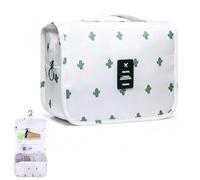 JOVYTH 1 Neceser Colgante Con Estampado de Cactus - Bolsa de Aseo Mujer, Neceser Viaje Mujer, Necessaire de Viaje Con Colgador Para Baño