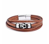 JOVYTH Bracelet de Football aux Tons Bruns,Accessoires Officiel Coupe du Monde 2026,pour Garçon-Fils,Petit-Fils,Neveu,Frère-Cadeau Cool pour Adolescent, Cadeau Fête des Pères,Idéal pour Fans de Foot