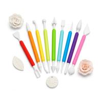 JOVYTH Outils Modelage Argile 9 Pièces en Plastique, Set Sculpture et Forme Pour Céramique DIY, Pâte Séchant à l’Air, Loisirs Créatifs et Atelier, Atelier Maison, Rentrée et Décoration