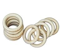 JOWE Anneaux en Bois de Hêtre Ø 100 mm, 6 pièces - Bagues en Bois naturel fabriqué en Autriche