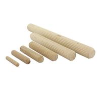 JOWE DÜ14/100 Chevilles cannelées 14 x 100 mm, hêtre, 14 x 100 mm