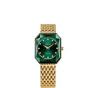 JOWISSA Montre suisse Radiant pour femme Vert/doré J8.083.M, Vert/doré, 26 x 30 mm, Glam, élégant. Glamour et élégant