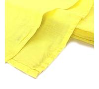 JOWOLLINA Drap de lit 100 % lin délavé (140 x 220 cm, jaune)