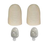 Jowxsx Lot de 2 accessoires de lumière jaune pour pouce, pointes de doigts, lampe pour pouce, fête, tours de scène, accessoires de performance pour jouets amusants, kits magiques et accessoires