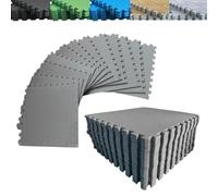 JOWY Lot de 24 tapis de protection de sol multifonctions - Tatami Puzzle pour gymnastique, fitness et usage domestique - Tapis en mousse souple de protection maximale pour toute surface (24 pièces