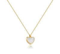 Joxevyia Collier avec pendentif en forme de cœur en cristal de cornaline - Pierre brute - Cristaux de guérison délicats - Cadeau d'anniversaire, de Saint-Valentin pour elle, Pierre précieuse en métal