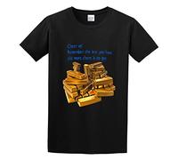 Joxlbo Cheer Up Remember The Less You Have The More There is to Get Humorous Quotes Transparent Unisex Cotton T-Shirts XL