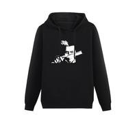 Joxlbo Demon Barber Sweeney Todd Film Hoody Unisex Ptinted Hoodies Long Sleeve Men's Hooded with Pocket Black XXL