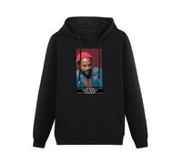 Joxlbo Marvin Gaye Make America Gaye Again Hoody Unisex Ptinted Hoodies Long Sleeve Men's Hooded with Pocket Black XL