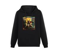 Joxlbo Molly Hatchet- Flirting with Disaster Hoody Unisex Ptinted Hoodies Long Sleeve Men's Hooded with Pocket Black M