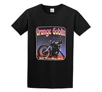 Joxlbo Orange Goblin Time Travelling Blues Unisex 100% Cotton Short-Sleeve T-Shirts Black M