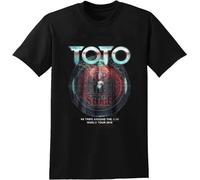 Joxlbo Toto 40 Trips Around The Sun World Tour 2018 T-Shirt Crew Neck Unisex Short Sleeve T-Shirt L
