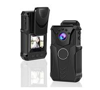 JOXLOVER Caméra corporelle, Mini caméra corporelle Full HD 1080P montée sur Chien, Petite de Police Portable à Vision Nocturne(Camera with 32GB)