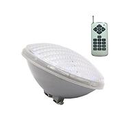 JOXLOVER Éclairage LED pour Piscine, 18W 36W 54W Piscine lumière LED par 56 sous-Marins Spotlight Soupraire RVB Emballage Éclairage Blanc Chaud Blanc Froid pour bassins(Warm White,22W)
