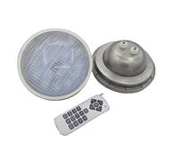 JOXLOVER Éclairage LED pour Piscine, LED Haute Puissance PAR56 en Acier Inoxydable 18W, 24W, 36W, 45W, 54W avec Lentille RVB Lumière Blanche pour bassins(Blanc,24W)