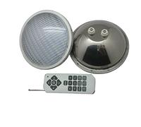 JOXLOVER Éclairage LED pour Piscine, Projecteur sous-Marin de lumière de Piscine de l'acier Inoxydable PAR56 24W 36W 48W 60W 72W IP68 imperméable pour bassins(Warm White,48W)