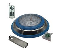 JOXLOVER Éclairage LED pour Piscine, RGBW Plat Piscine Light 24W 36W 48W 60W 72W RGB Surface Murale sous-Couche Éclairage sous-Marin 12 en Acier Inoxydable Synchrone pour bassins(Warm White,24W)