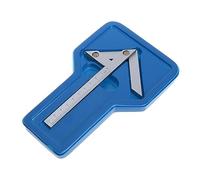 JOXLOVER Ensemble de Cales étalons, Cales de réglage, Carré de centrage 100 * 70mm Jauge Centrale de Mesure Barre Ronde Marquage Center Finder pour Accessoires de toupie et de scie Circulaire à