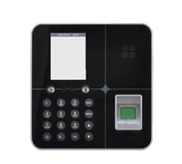 JOXLOVER Horloge de pointage, AF18 Machine de Reconnaissance e biométrique de présence par Empreintes digitales et par Visage Horloge de pointage par Mot de Passe Diffusion vocale